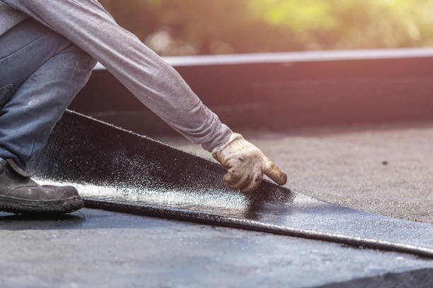 Professional Waterproofing technician working in Chatfield, OH